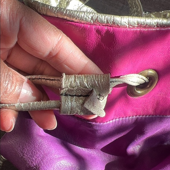 Colorful Women's Drawstring Bag - Picture 4 of 4